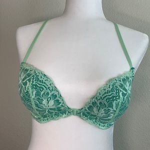 Pink Victorias Secret Date Racerback Lace Bra 32D